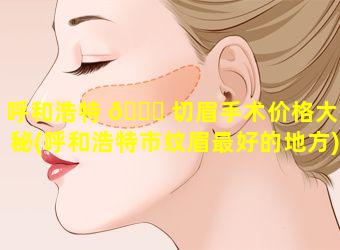 呼和浩特 🐈 切眉手术价格大揭秘(呼和浩特市纹眉最好的地方)